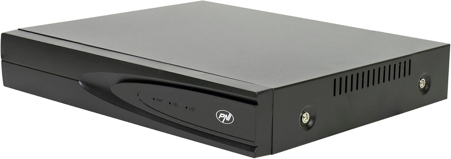 NVR POE PNI House IP810 avec 10 canaux 4K 8MP, 4 canaux POE et 6 canaux IP, Fonctions AI 